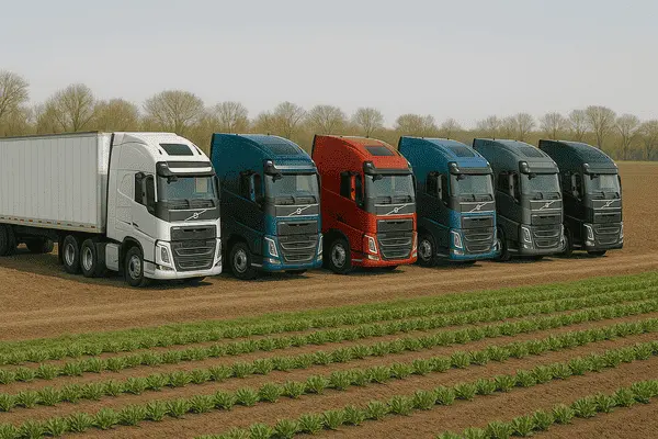 trucks (2) εμπόριο - εξαγωγές φρούτων και λαχανικών